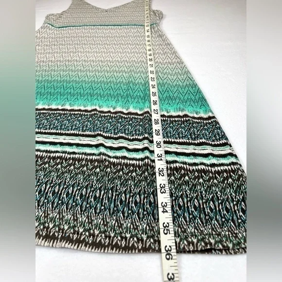 ATHLETA Women’s Santorini Ombré Boho Geometric Sleeveless Tank Dress Size‎ Small - Picture 14 of 14